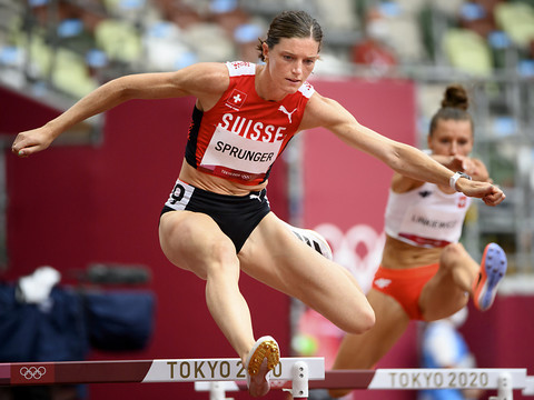 Lea Sprunger en demi-finales