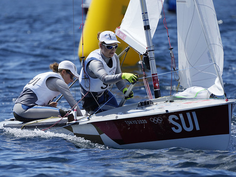 470 dames: Fahrni/Siegenthaler qualifiées pour la Medal Race