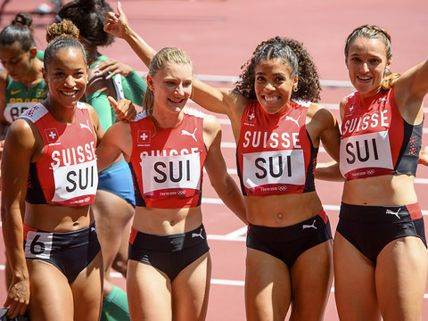 Finale et record de Suisse pour le relais 4x100 m
