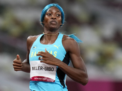 Allyson Felix dans l'histoire, Miller-Uibo en or
