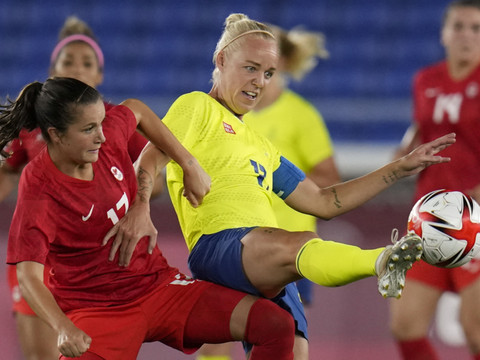 Finale du football féminin: le Canada bat la Suède aux tirs au but