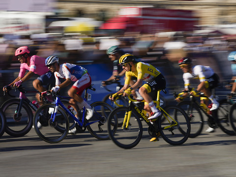 Une arrivée d'étape à Lausanne en 2022