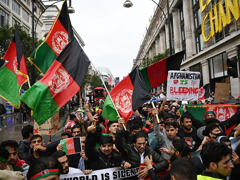 Marches en soutien au peuple afghan à Londres et Glasgow
