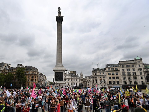 Extinction Rebellion: manifs à Londres, arrestations en Norvège