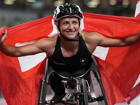 L'or et le record pour Manuela Schär