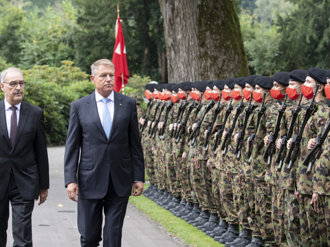 Le président roumain en visite officielle en Suisse