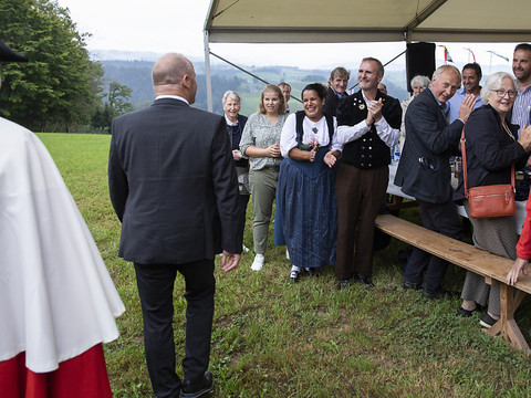 Le président du Conseil national fête son élection dans l'Emmental