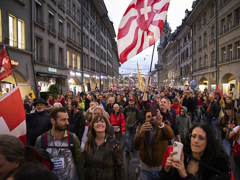 Berne ne tolérera plus les manifestations anti-mesures Covid