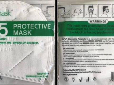 L'importateur rappelle ses masques: protection insuffisante