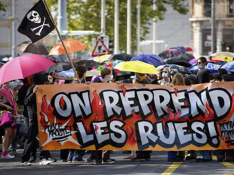 Rassemblement à Lausanne pour défendre le droit à manifester