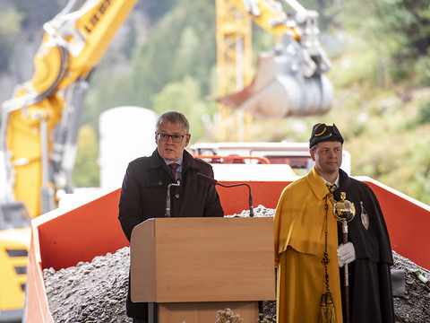 La construction du second tube routier du Gothard a commencé