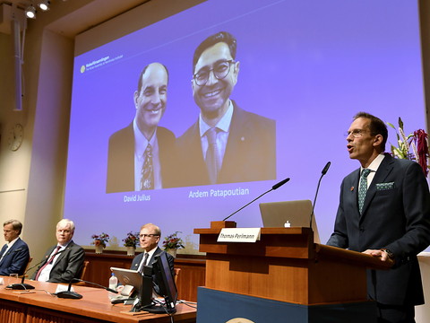 Le Nobel de médecine à un duo américain spécialiste du toucher