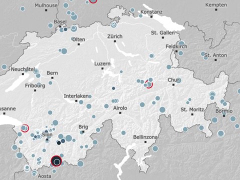 Un tremblement de terre de 4,1 s'est produit à Arolla (VS)