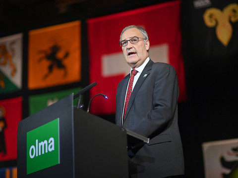 Ouverture de la 78e Olma à St-Gall avec Guy Parmelin