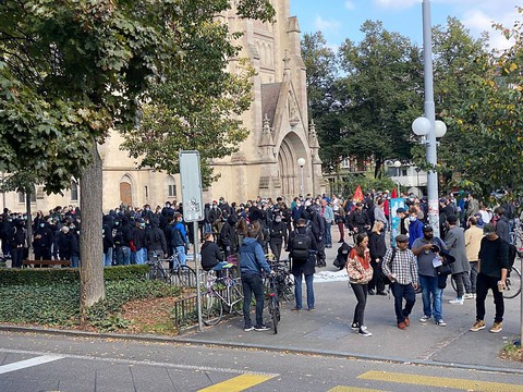 Mesures Covid: 3000 manifestants à Bâle