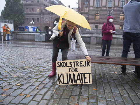 Greta Thunberg n'attend 