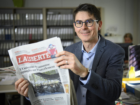 François Mauron est le nouveau rédacteur en chef de La Liberté