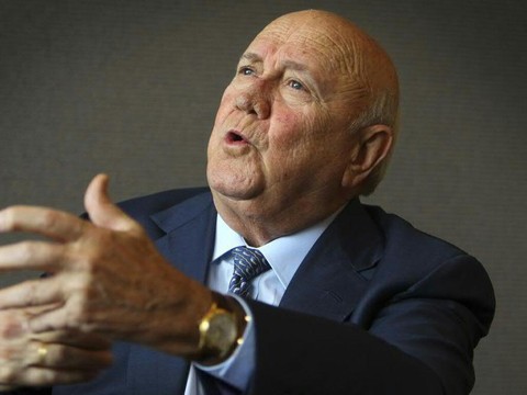 Mort du dernier président blanc d'Afrique du Sud
