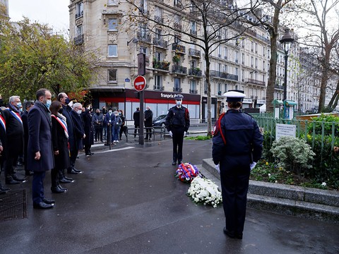 Commémorations du 13-Novembre: un hommage très symbolique