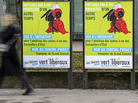 Genève abolit les rentes à vie des conseillers d'Etat
