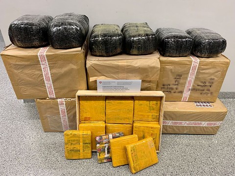 Découverte de drogues dans le transit postal à l'aéroport de Zurich