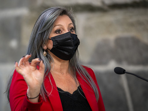 Nuria Gorrite testée positive au Covid-19 et à l'isolement