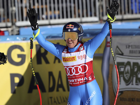 Sixième succès de la saison pour Goggia, Corinne Suter 4e