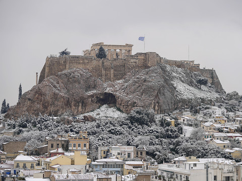 Grand froid et chutes de neige exceptionnelles en Grèce et Turquie
