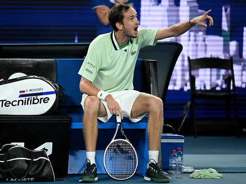 Daniil Medvedev: la victoire après la grosse colère