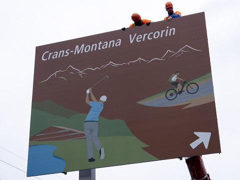 Le Valais tient ses nouveaux panneaux de signalisation touristique