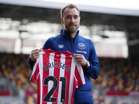 Eriksen va rejouer pour la 1re fois en compétition