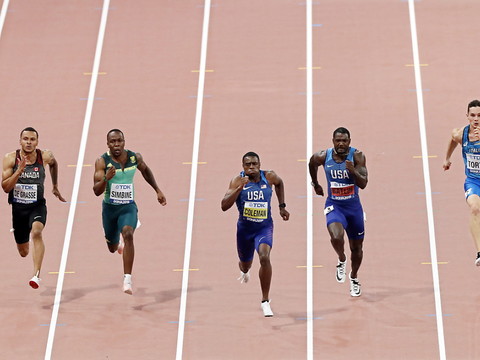 Hat-trick pour Coleman sur 60 m