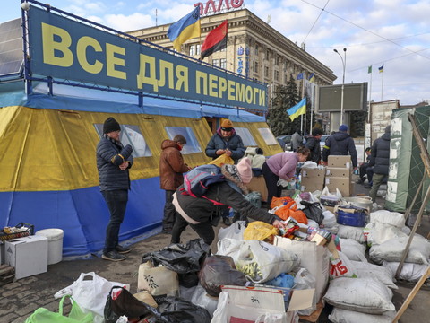 Le centre de Kharkiv bombardé par l'armée russe