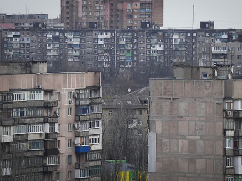 Marioupol, ville de l'est ukrainien, est sans électricité