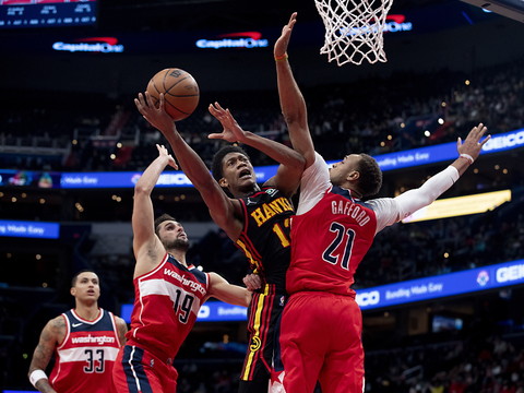 Les Hawks et Clint Capela enchaînent à Washington