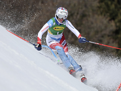 Finales: Gisin 2e de la première manche du slalom