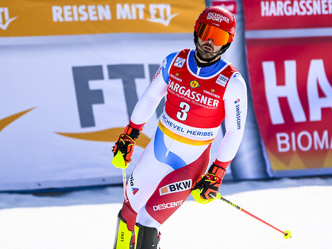 Slalom de Méribel: Meillard 5e de la 1re manche, Braathen en tête