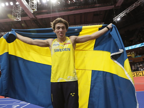 Mondiaux indoor: record du monde et titre pour Duplantis