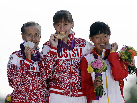 La championne olympique 2012 du 20 km marche suspendue deux ans
