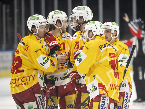 National League: bon départ du HC Bienne dans les play-off