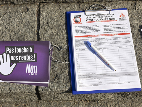 La réforme de l'AVS sera confrontée au verdict des urnes