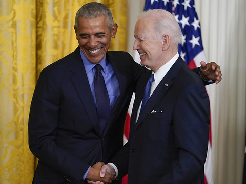 Obama et Biden à la Maison Blanche, 
