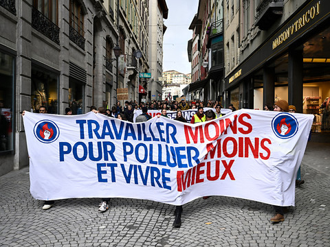 Grève pour l'avenir: travailler moins pour vivre mieux