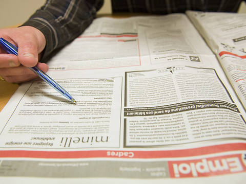 Bond historique des offres d'emploi en Suisse au premier trimestre