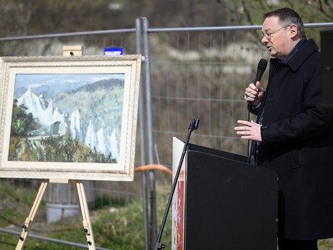 Pyramides d'Euseigne (VS): les travaux ont commencé