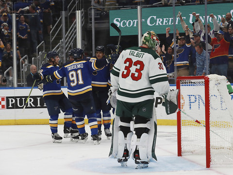 Fiala et le Wild sortis en 6 matches