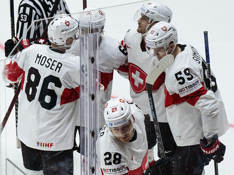 Mondiaux: la Suisse veut gagner ses deux prochains matches