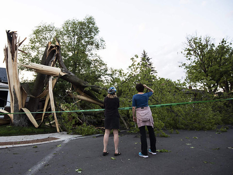 Violents orages au Canada: quatre morts et des coupures de courant