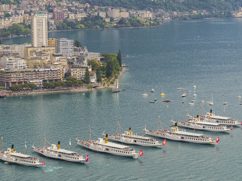 La Parade Navale de la CGN a attiré 7000 personnes à Montreux (VD)