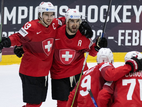 Mondiaux: la Suisse bat la France 5-2 après avoir été menée 0-2